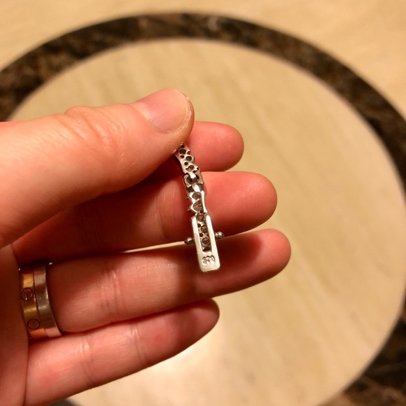 Like New 925 Sterling Silver with Real Crystals Bracelet - Picture 6 of 8